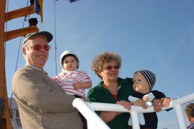 Enkelkinder Lucie und Johanna